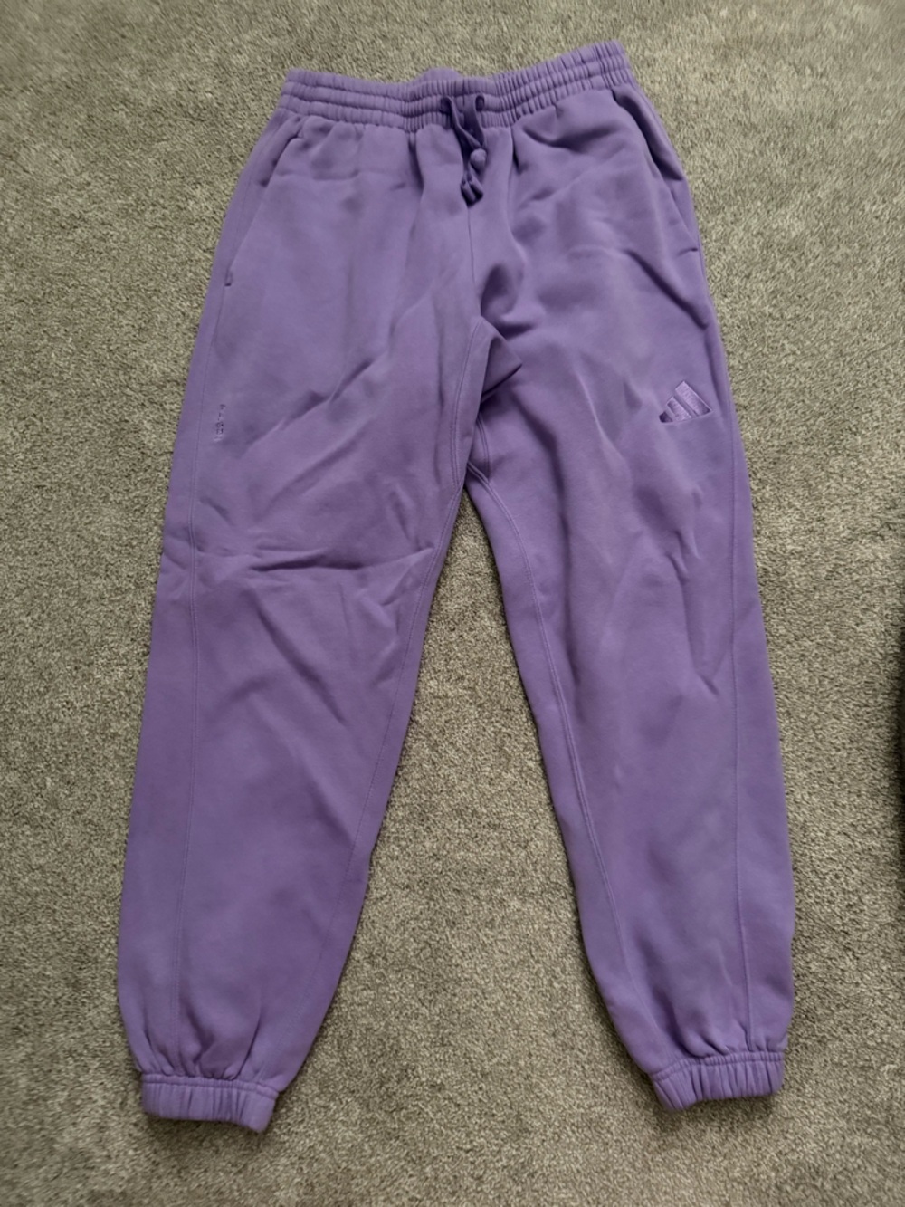 adidas lavender Purple Track Joggers with Elastic Cuffs women’s small